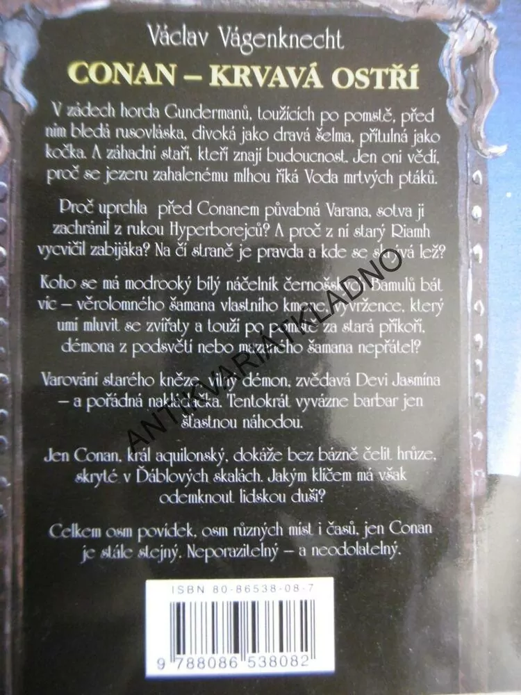 CONAN KRVAVÁ OSTŘÍ, V. VÁGENKNECHT, **an