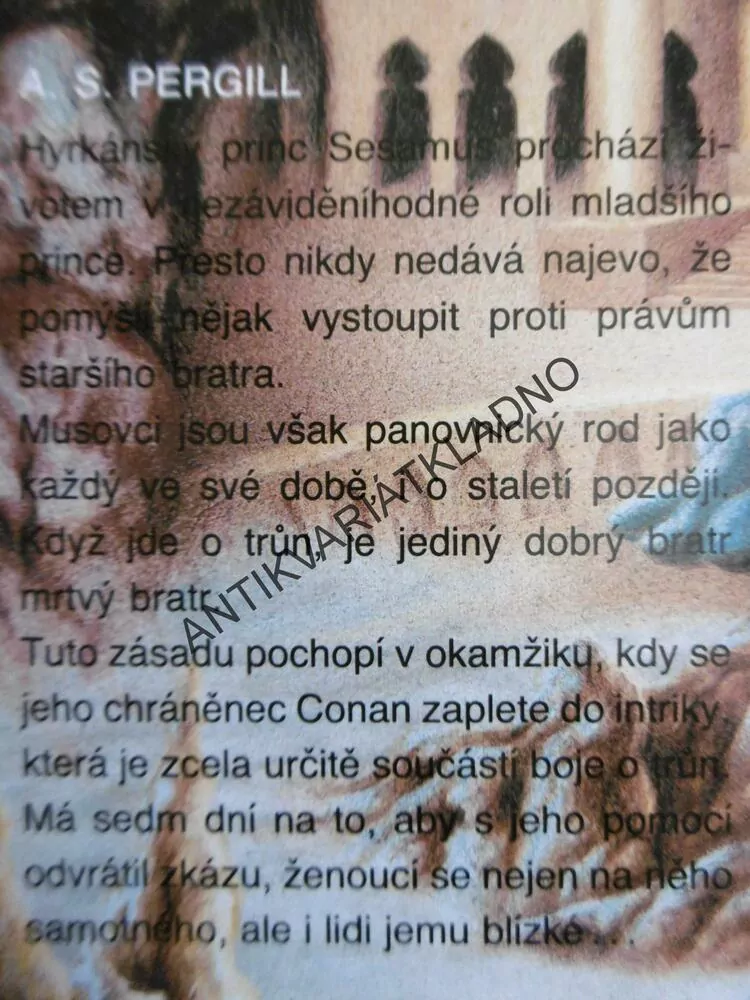 CONAN A SEDM DNÍ DO ÚPLŇKU, PERGILL, **an
