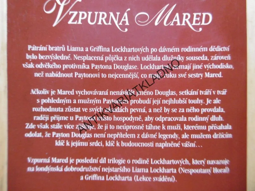 VZPURNÁ MARED, JULIA LONDONOVÁ, **an