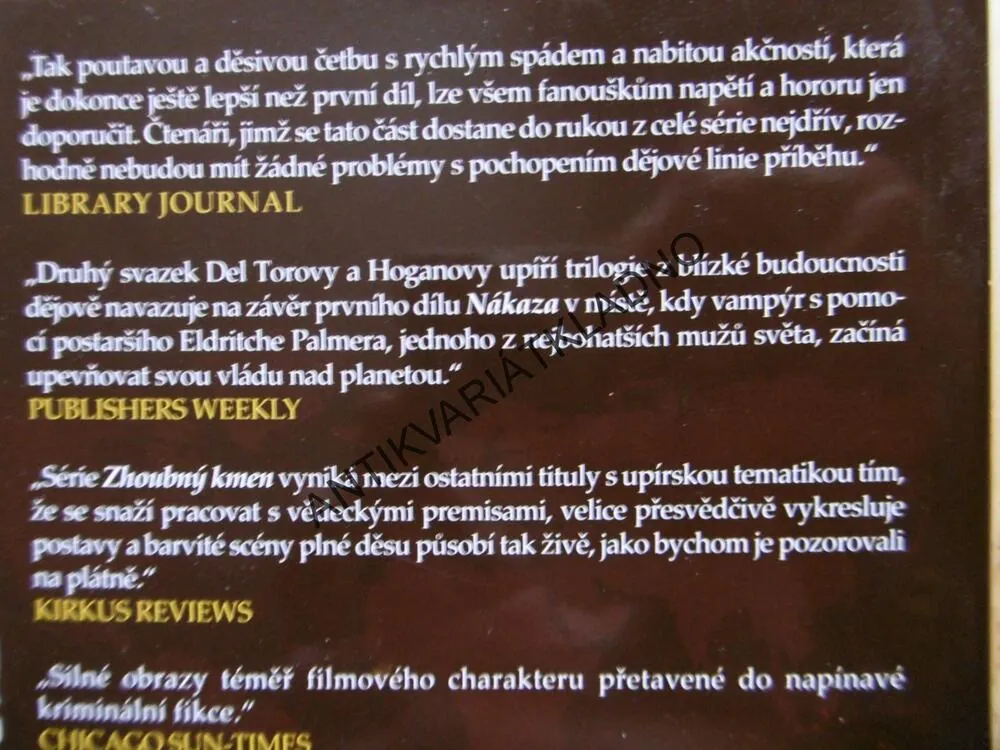 ZHOUBNÝ KMEN, 1-3, DEL TORO, CHUCK HOGAN