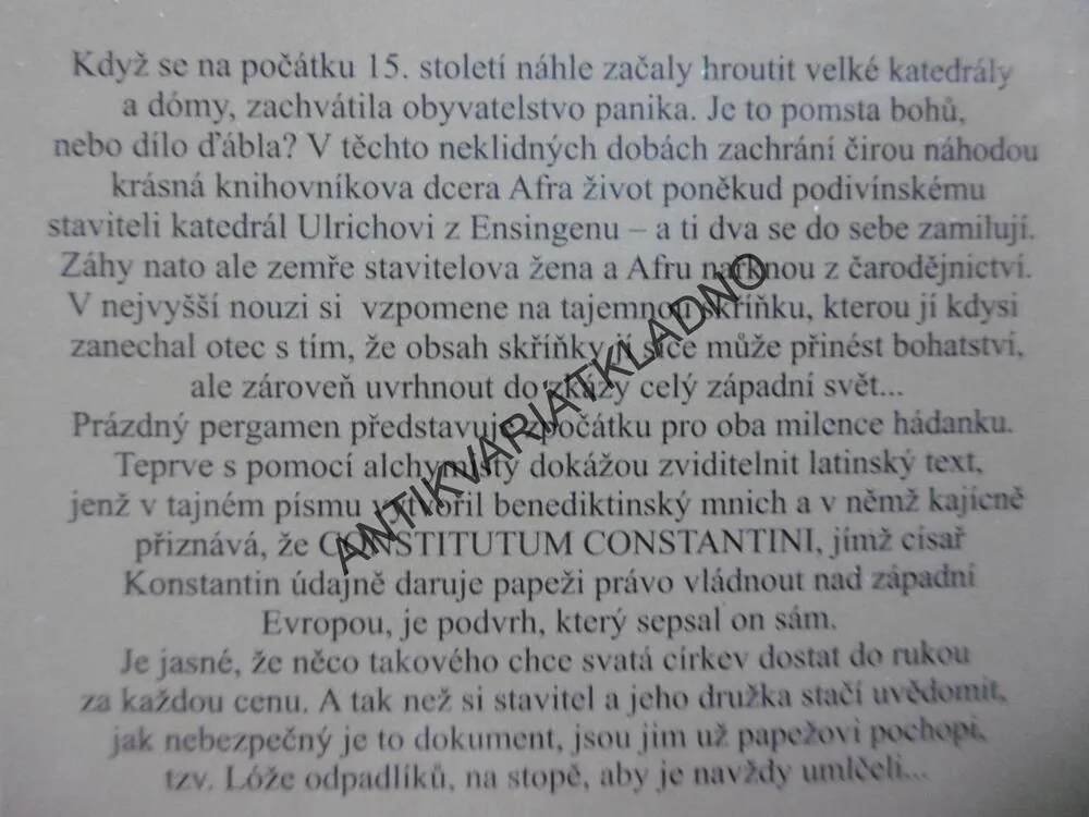 ZAPOMENUTÝ PERGAMEN, PHILIPP VANDERBERG, **an