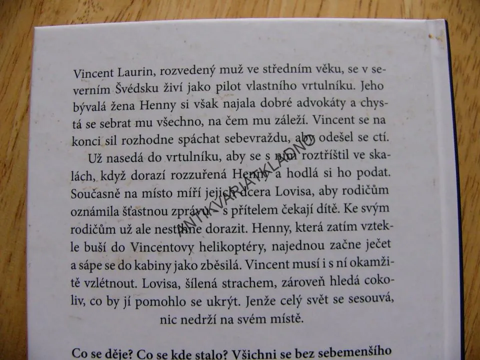 VODNÍ APOKALYPSA, MIKAEL NIEMI, **an