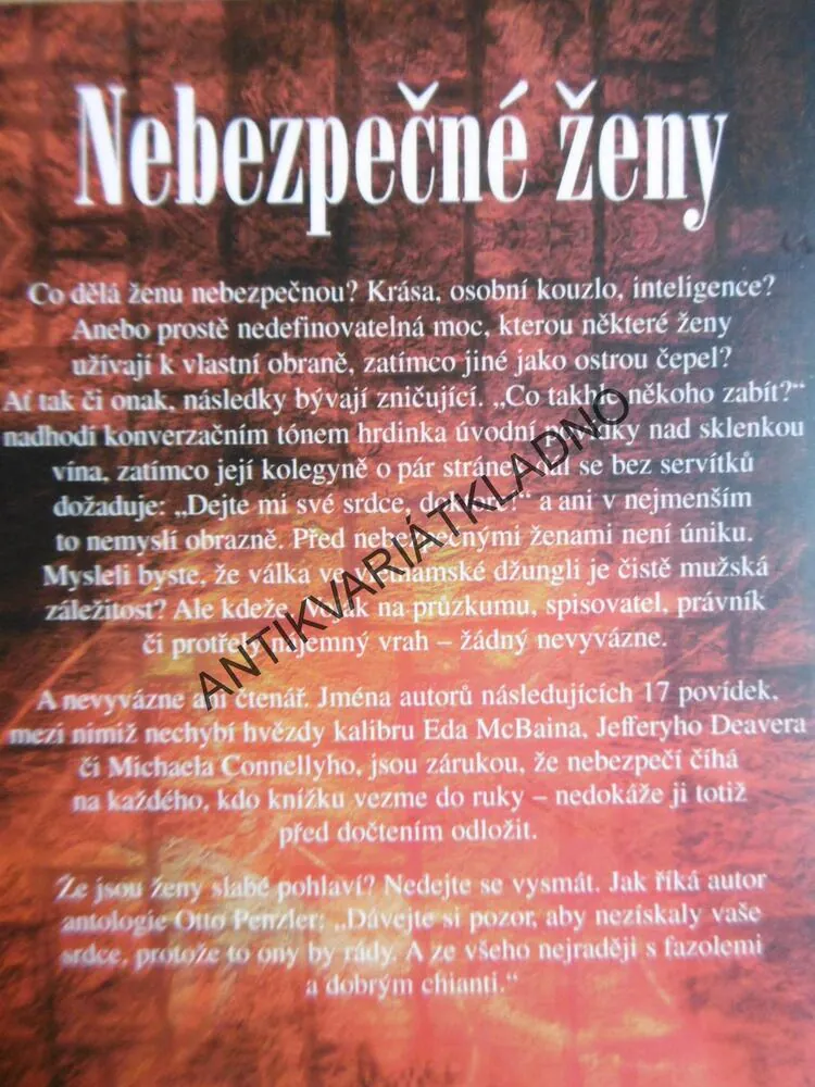 NEBEZPEČNÉ ŽENY, OTTO PENZLER, **an