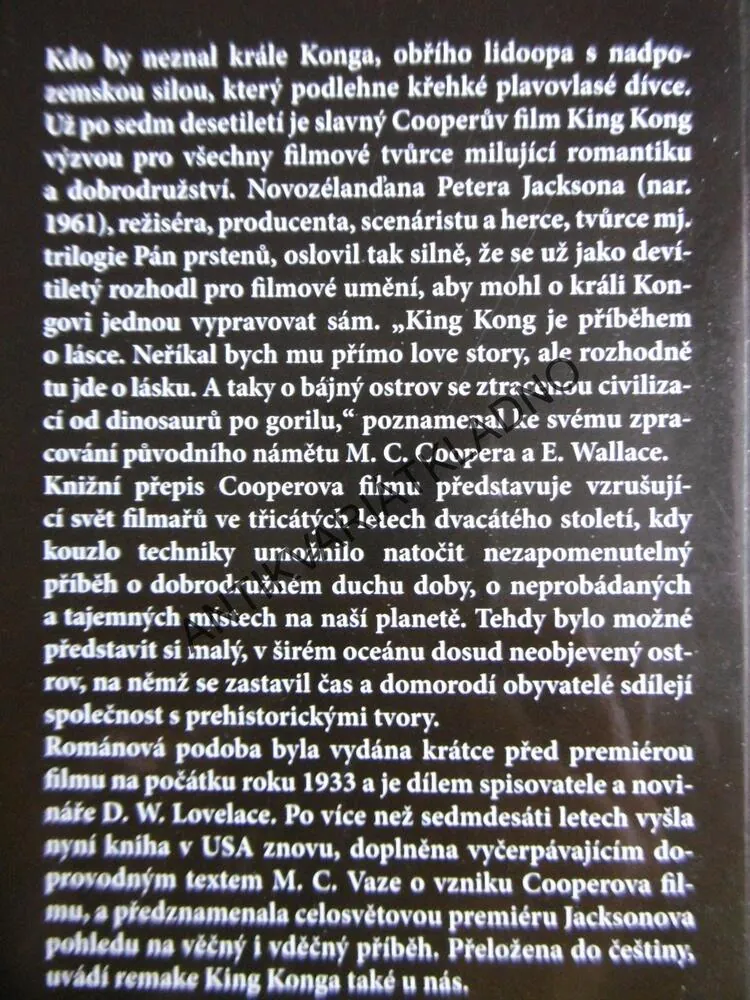 KING KONG, EDGAR WALLACE,COOPER, LOVELACE