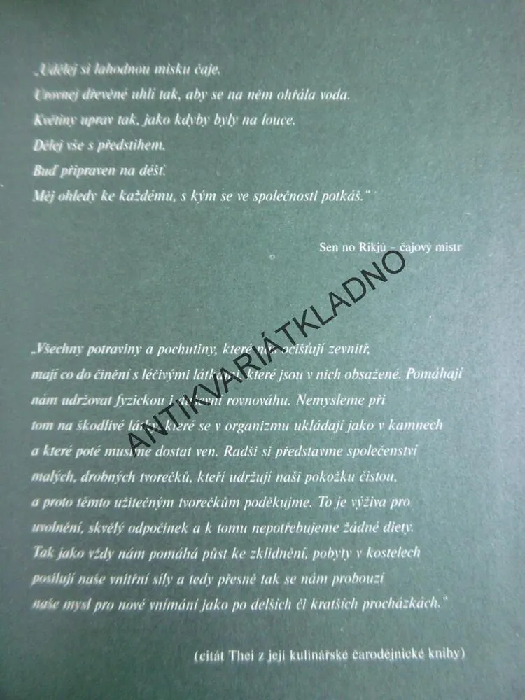 POVÍDÁNÍ O ČAJI, JOZEF AUGUSTIN, **an