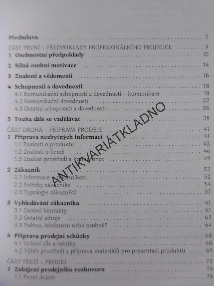 UMĚNÍ PRODÁVAT, EDICE PORADCE, REZEK, FILIPOVÁ