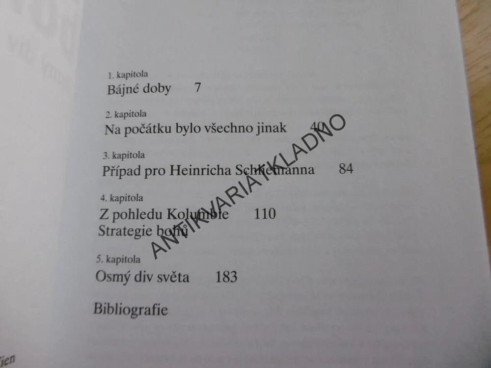 STRATEGIE BOHŮ, OSMÝ DIV SVĚTA, ERICH VON DÄNIKEN, **an