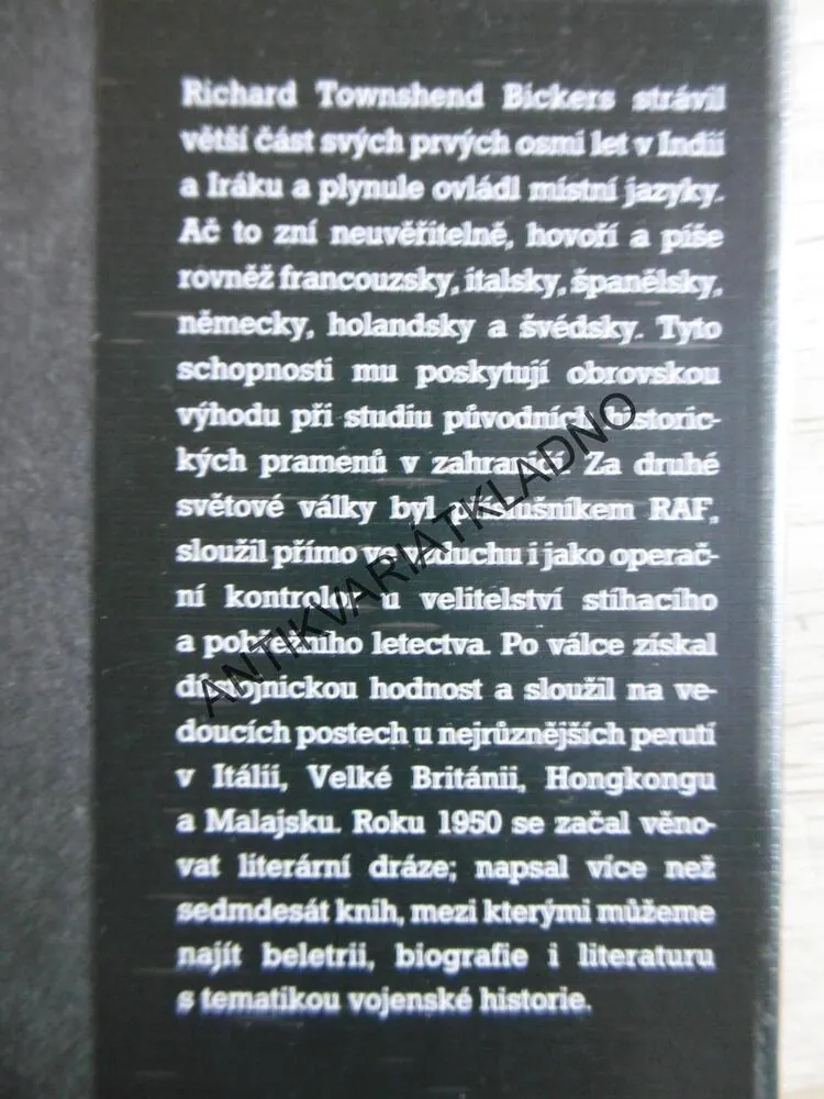 VON RICHTHOFEN, LEGENDÁRNÍ LETEC, BICKERS, **an