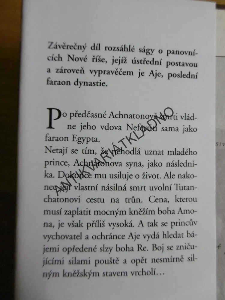 TUTANCHAMON, V ZEMI SOKOLÍHO BOHA, ANDREAS SCHRAMEK