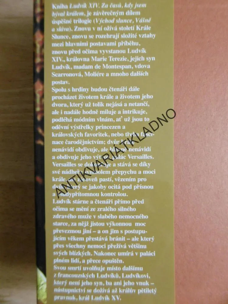 LUDVÍK XIV. ZA ČASŮ, KDY JSEM BÝVAL KRÁLEM, JEAN-PIERRE DUFREIGNE, **an