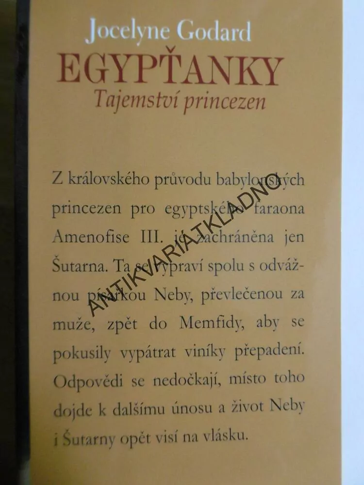 EGYPŤANKY, TAJEMSTVÍ PRINCEZEN, JOCELYNE GODARD
