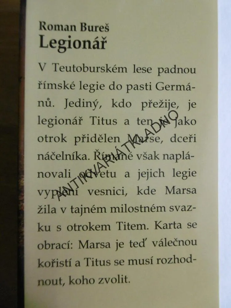 LEGIONÁŘ, ROMAN BUREŠ,**an 