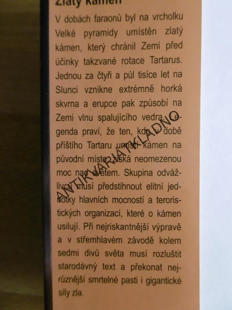 ZLATÝ KÁMEN, MATTHEW REILLY