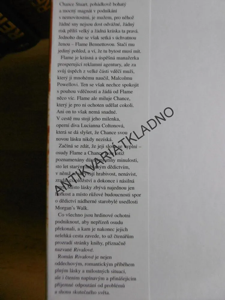 RIVALOVÉ, JANET DAILEYOVÁ, **an