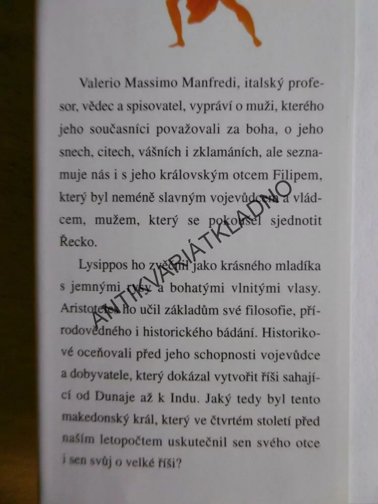 ALEXANDR VELIKÝ, ZROZEN KE SLÁVĚ, VALERIO MASSIMO MANFREDI, **an