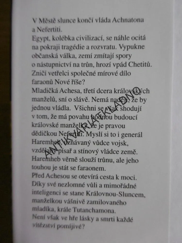 KRÁLOVNA SLUNCE, CHRISTIAN JACQ, **an