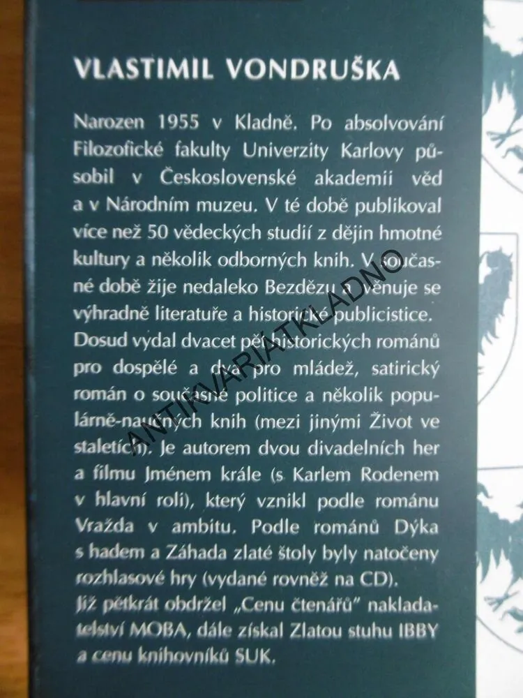 PŘEMYSLOVSKÁ EPOPEJ,1., VLASTIMIL VONDRUŠKA, **an