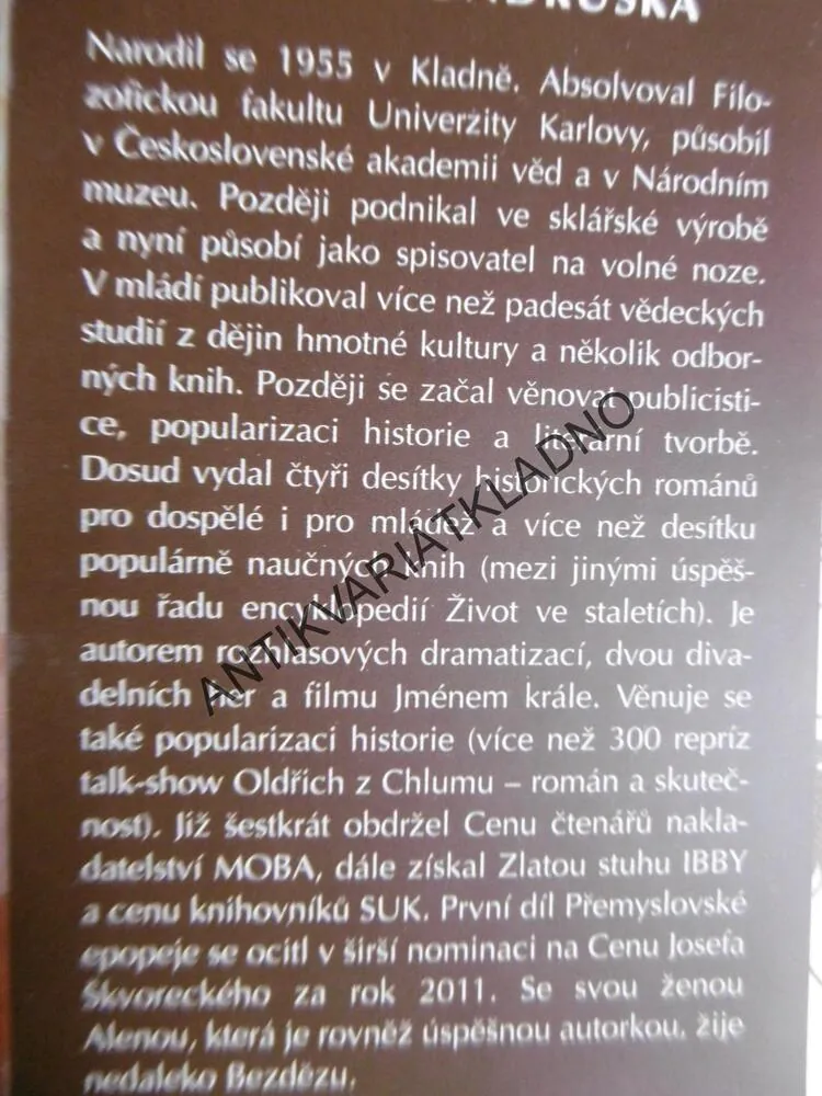 PŘEMYSLOVSKÁ EPOPEJ,3., VLASTIMIL VONDRUŠKA, **an