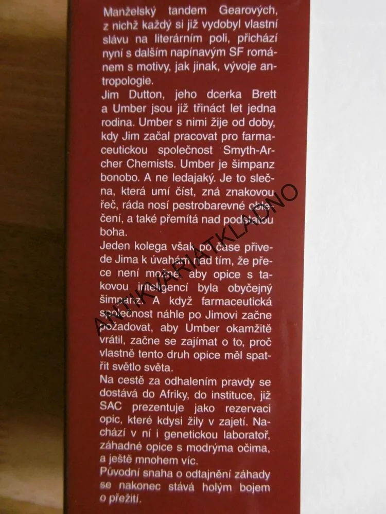 TEMNÉ DĚDICTVÍ, V.MICHAEL GEAR A KATHLEEN GEAR, **an