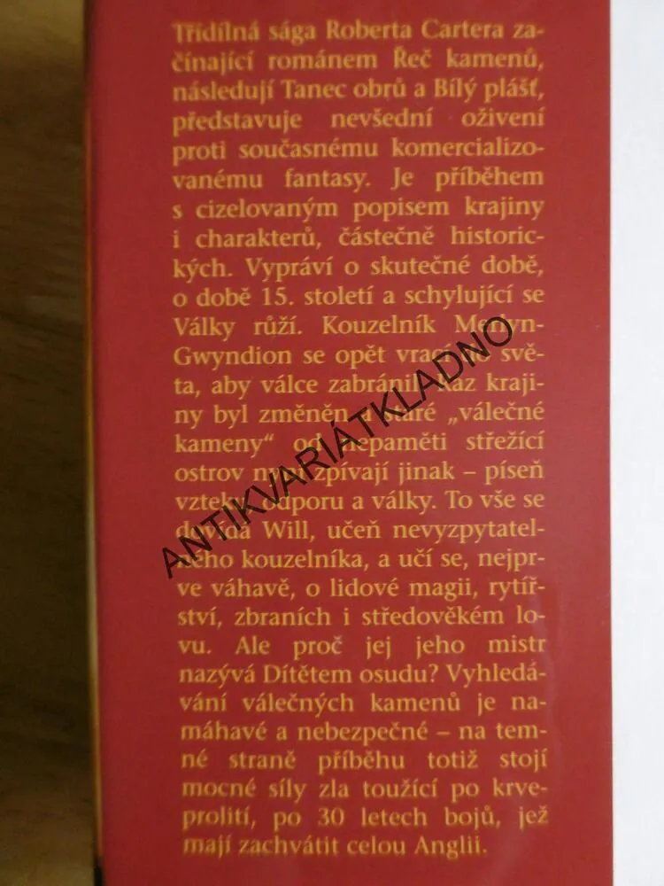 ŘEČ KAMENŮ, 1-3, ROBERT CARTER, **an