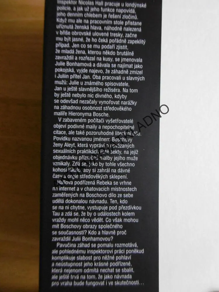 ZAHRADA POZEMSKÝCH ROZKOŠÍ, GIACINTA CARUSOVÁ, **an