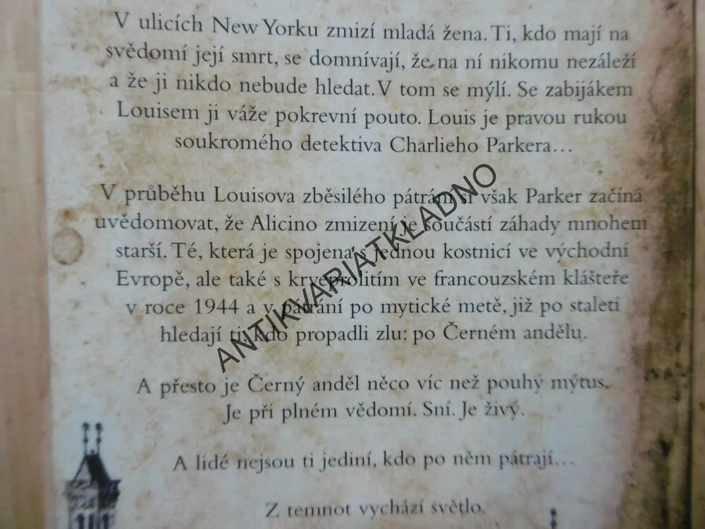 ČERNÝ ANDĚL, JOHN CONNOLLY, **an
