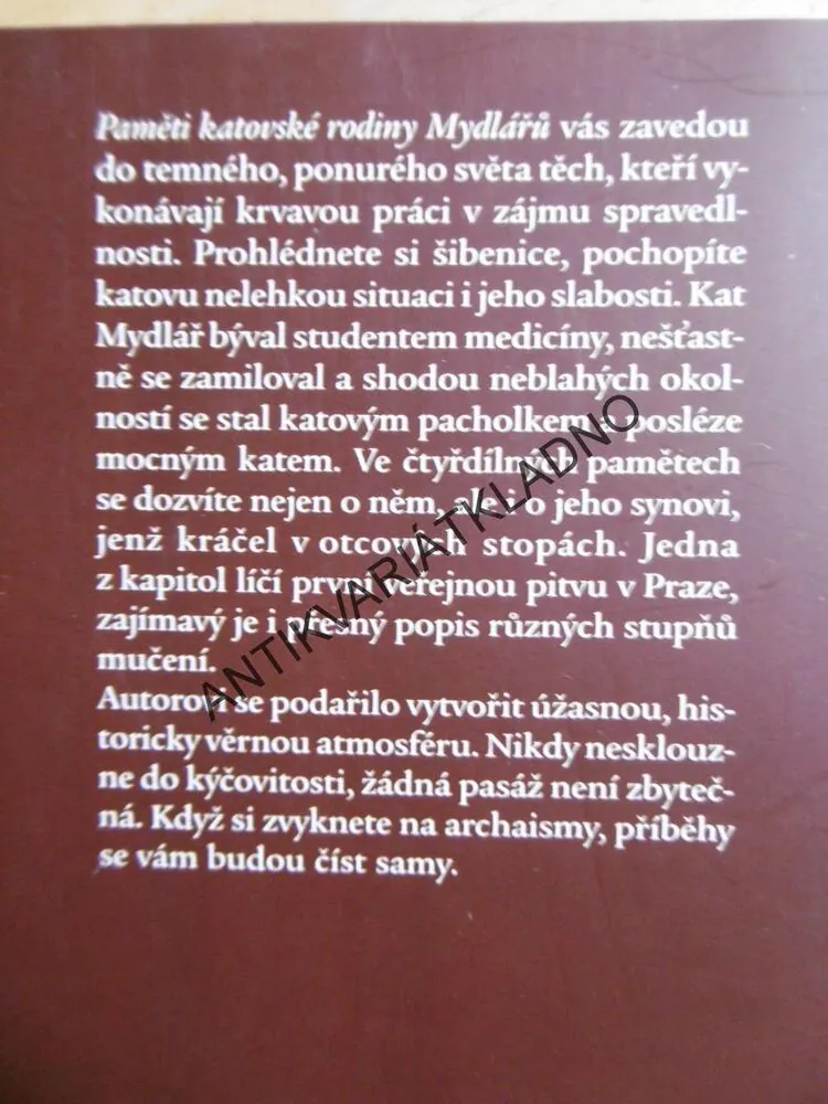 PAMĚTI KATOVSKÉ RODINY MYDLÁŘŮ, 1-3, JOSEF SVÁTEK
