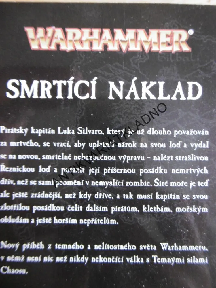 SMRTÍCÍ NÁKLAD, WARHAMMER, DAN ABNETT, **an