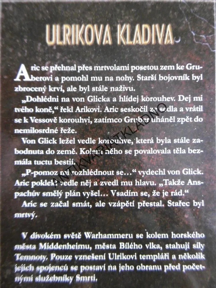 ULRIKOVA KLADIVA, WARHAMMER, DAN ABNETT, **an
