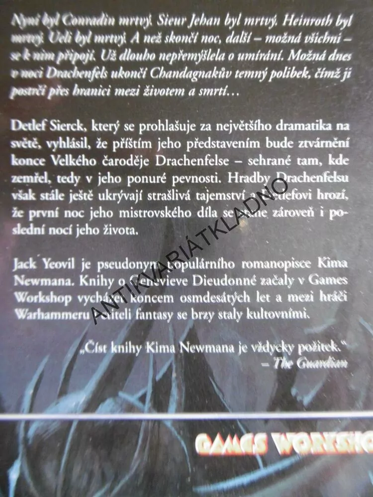DRACHENFELS, WARHAMMER, JACK YEOVIL, **an