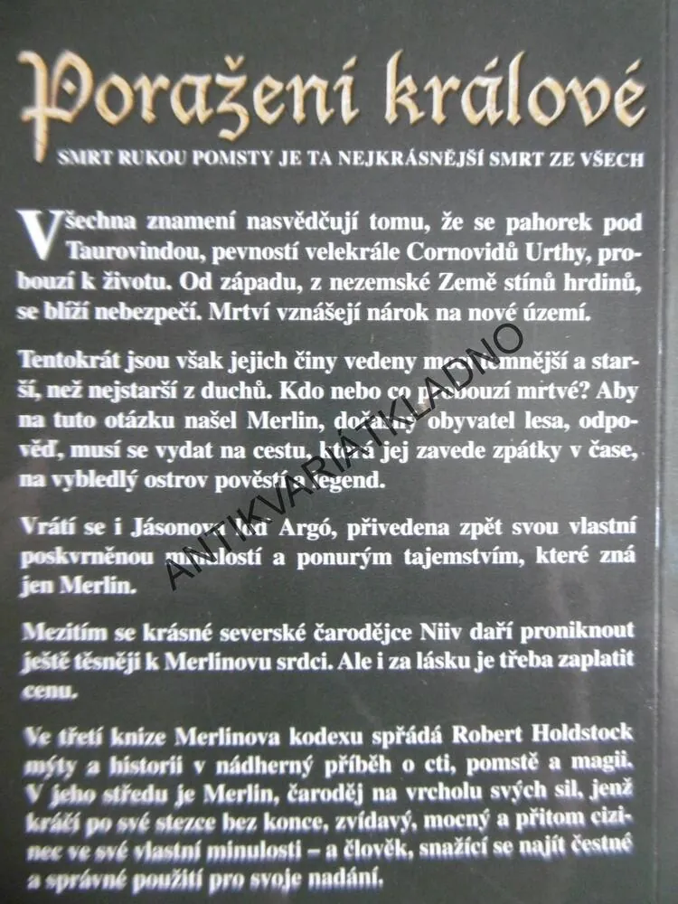 PORAŽENÍ KRÁLOVÉ, ROBERT HOLDSTOCK