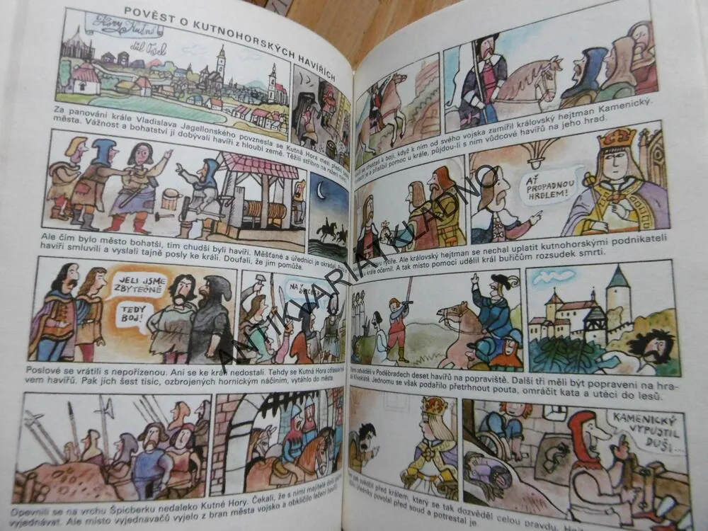 OBRÁZKY Z ČESKÝCH DĚJIN A POVĚSTÍ, ČERNÝ, ADLA, KALOUSEK, **an