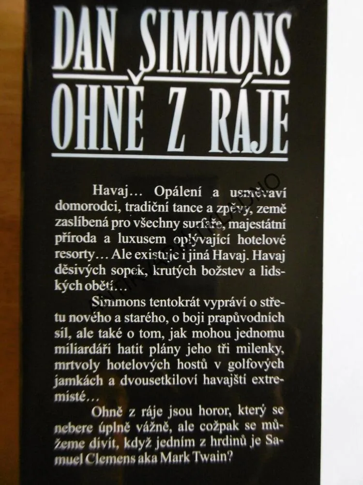 OHNĚ Z RÁJE, DAN SIMMONS, **an