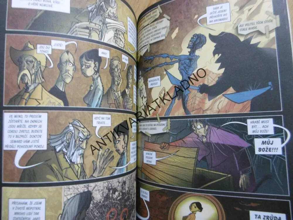 DRACULA, BRAM STOKER, PETR KOPL, KOMIKS