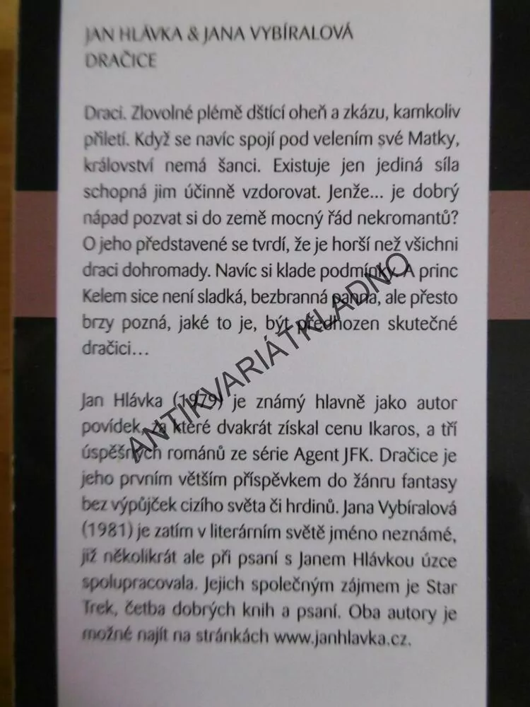 DRAČICE, JAN HLÁVKA, JANA VYBÍRALOVÁ, **an