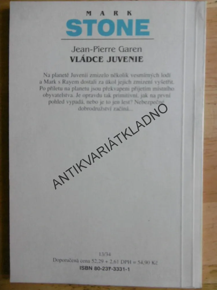 MARK STONE 25 - VLÁDCE JUVENIE, GAREN