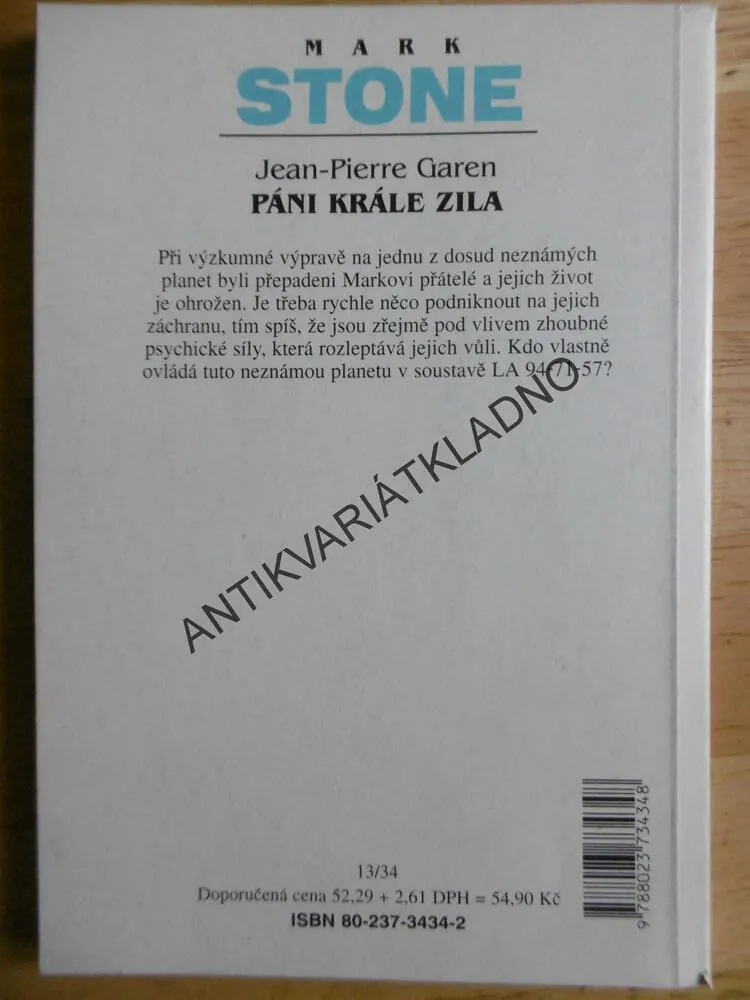 MARK STONE 26 - PÁNI KRÁLE ZILA, GAREN