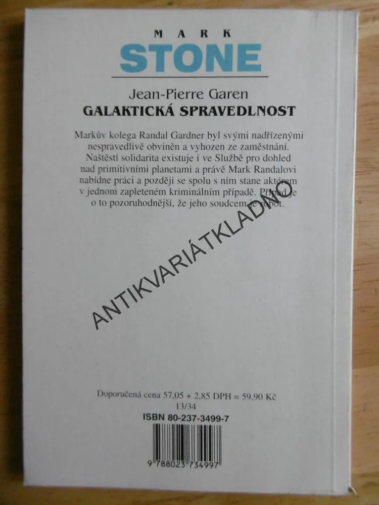 MARK STONE 29 - GALAKTICKÁ SPRAVEDLNOST, GAREN, **an