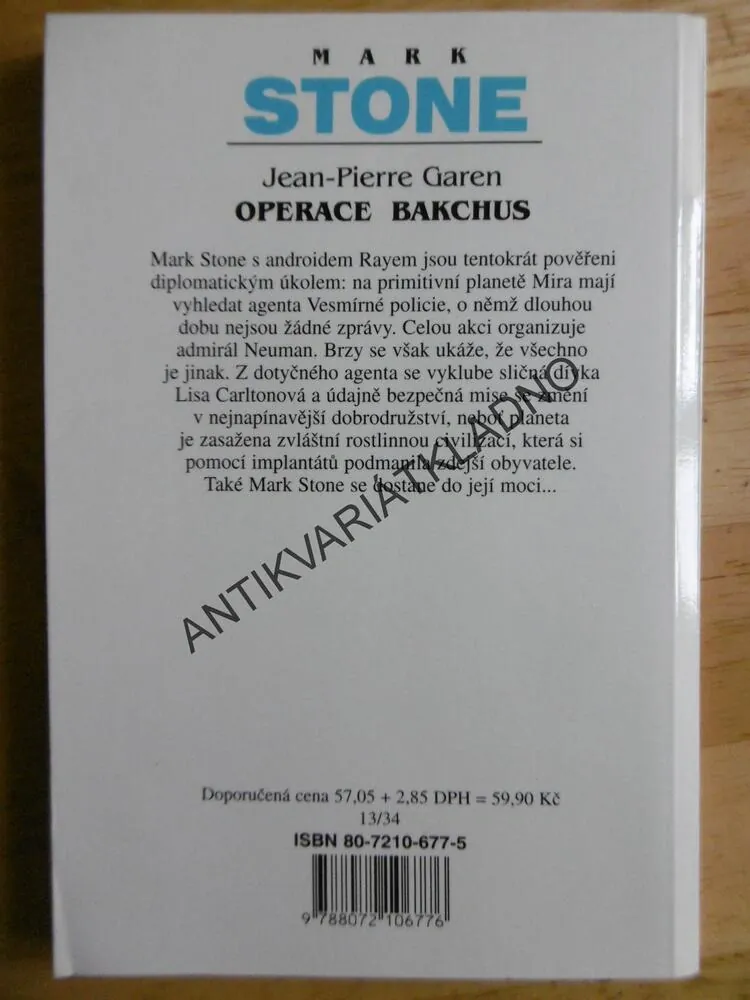 MARK STONE 31 - OPERACE BAKCHUS, GAREN