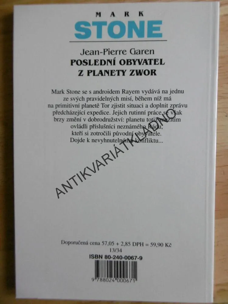 MARK STONE 34 - POSLEDNÍ OBYVATEL Z PLANETY ZWOR, GAREN, **an