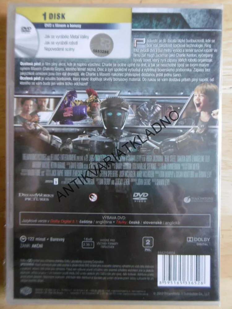OCELOVÁ PĚST, DVD FILM 