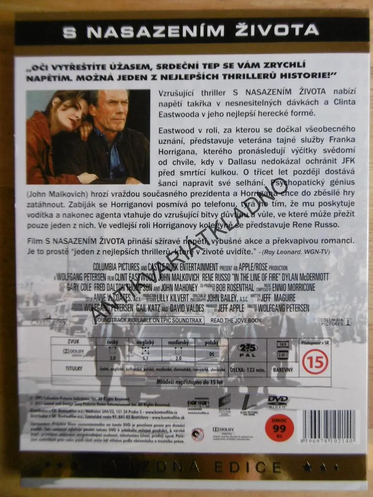 S NASAZENÍM ŽIVOTA, DVD FILM