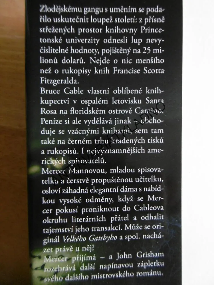 OBCHODNÍK, JOHN GRISHAM, **an
