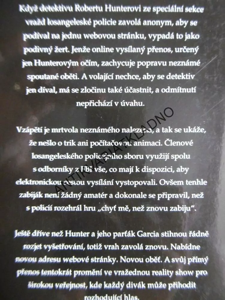 JEDEN ZA DRUHÝM, CHRIS CARTER, **an