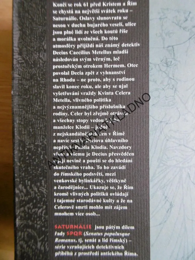 SPQR SATURNÁLIE, 5., JOHN MADDOX ROBERTS
