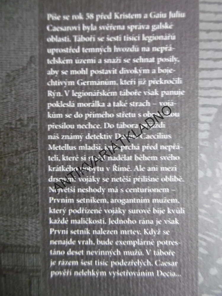 SPQR CENTURIONA NEMÁ NIKDO RÁD, 6., JOHN MADDOX ROBERTS