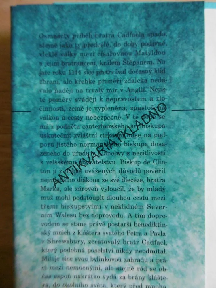 PŘÍCHOD DÁNŮ, 18. PŘÍPAD BRATRA CADFAELA, ELLIS PETERSOVÁ, **an