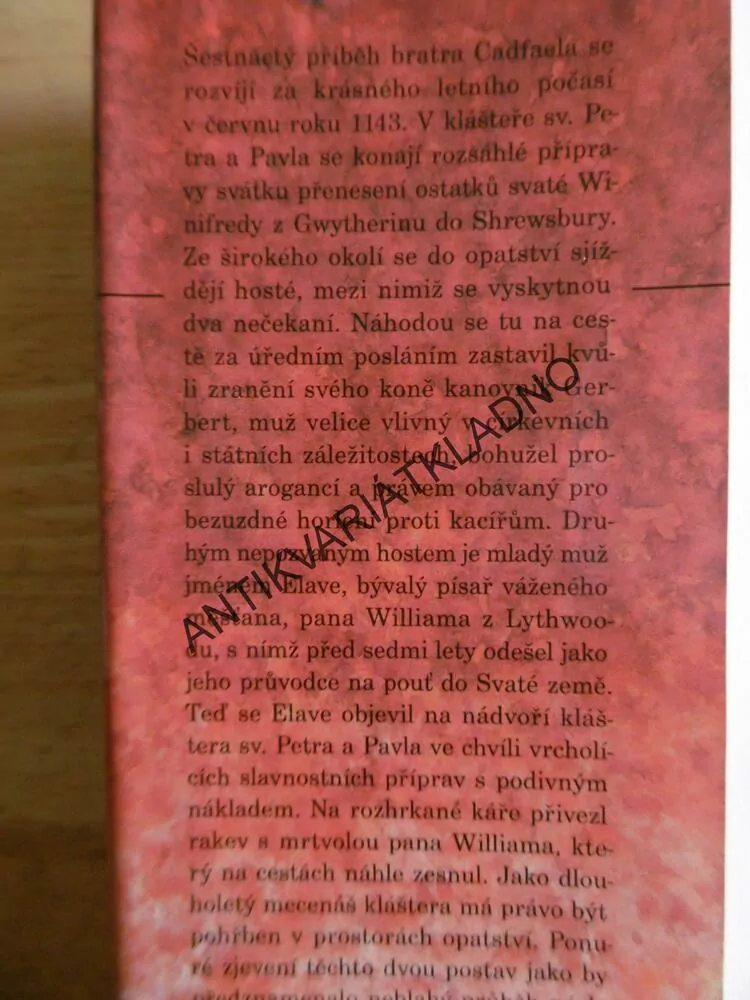 KACÍŘŮV UČEŇ, 16. PŘÍPAD BRATRA CADFAELA, ELLIS PETERSOVÁ, **an