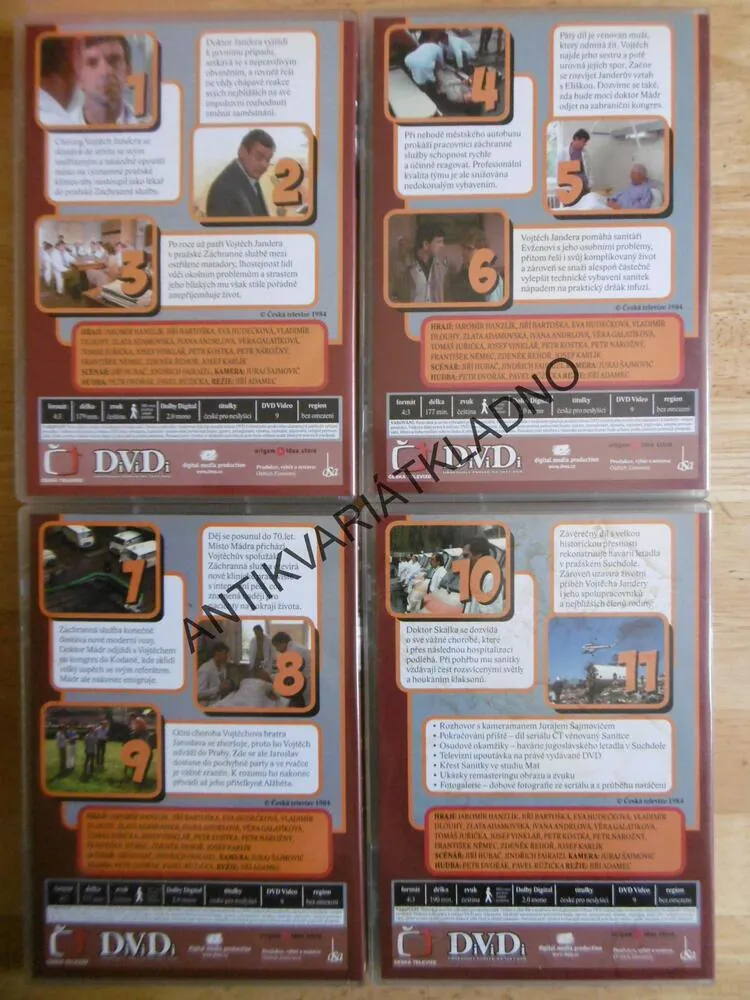 SANITKA 1-4, DVD FILM SERIÁL