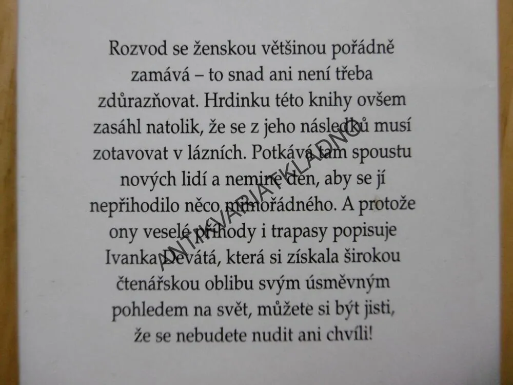 LÁZEŇSKÁ KÚRA, IVANKA DEVÁTÁ, **an